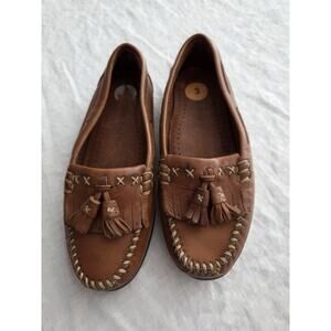 Cole Haan Driving Loafers Womens 3 M Brown Leather Country Comfort Slip On Shoes